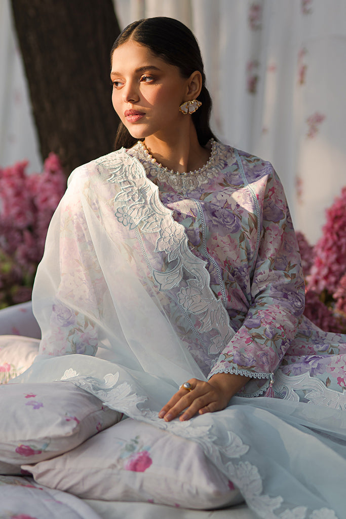 Cross Stitch | Eid Lawn 24 | TENDER BREEZE - House Of Anaya