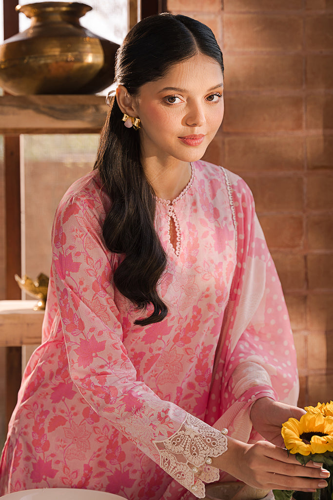 Cross Stitch | Eid Lawn 24 | ROSE GLINT - House Of Anaya