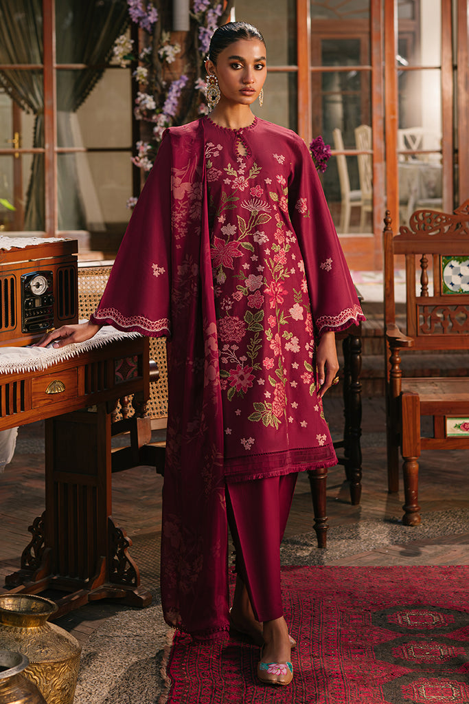 Cross Stitch | Eid Lawn 24 | RUBY MAZE - House Of Anaya