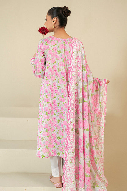 Cross Stitch | Daily Lawn 24 | FLORAL WIND-3 PIECE LAWN SUIT - House Of Anaya