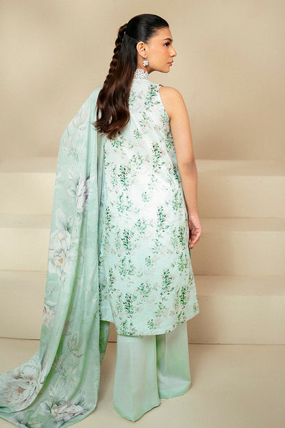 Cross Stitch | Daily Lawn 24 | ROSE GARLAND-3 PIECE LAWN SUIT - House Of Anaya