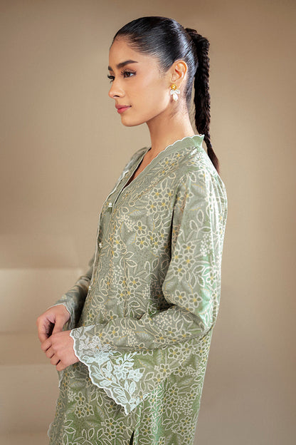 Cross Stitch | Daily Lawn 24 | SAGE BREEZE-3 PIECE LAWN SUIT - House Of Anaya