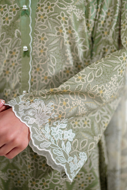 Cross Stitch | Daily Lawn 24 | SAGE BREEZE-3 PIECE LAWN SUIT - House Of Anaya