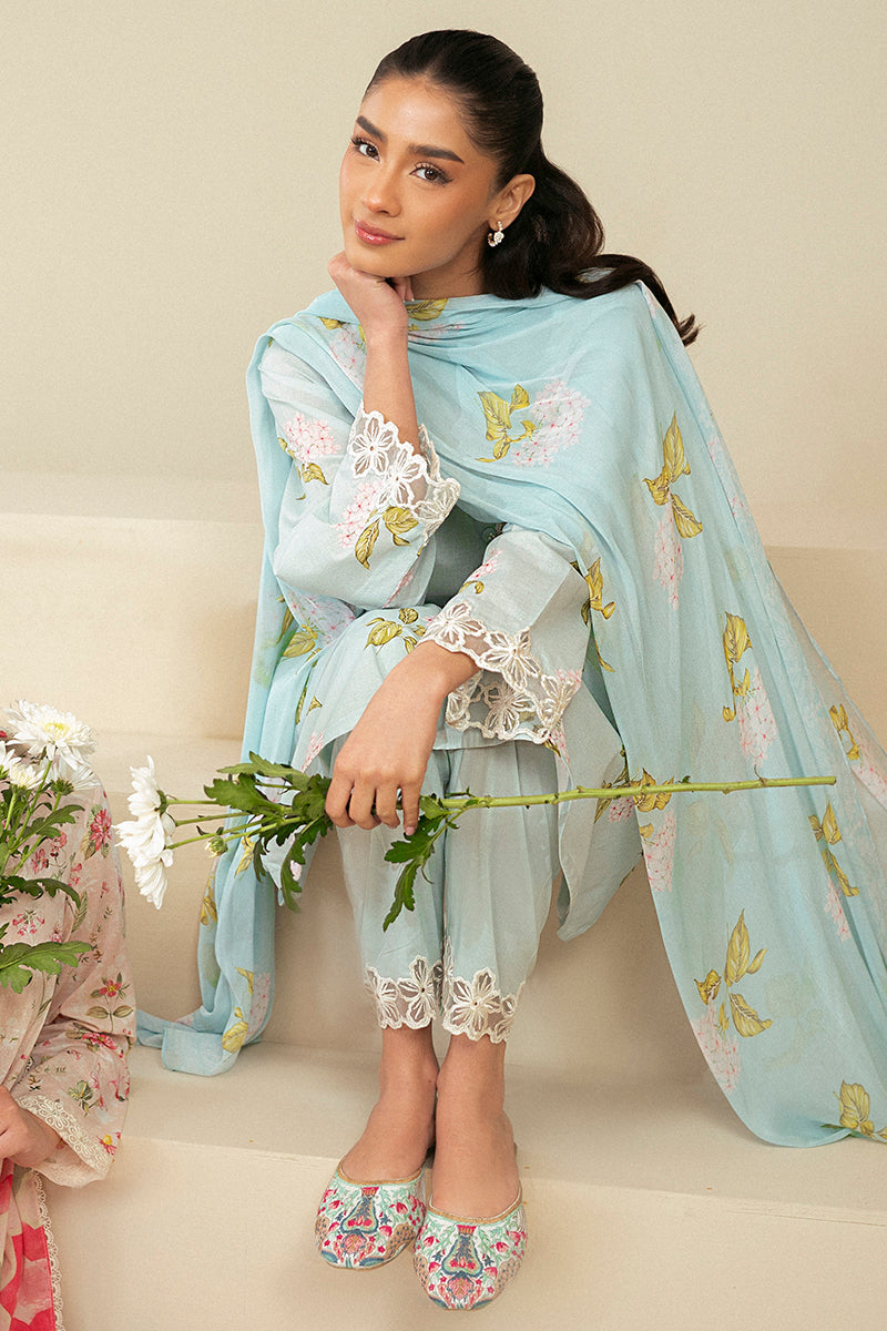 Cross Stitch | Daily Lawn 24 | DIM Black-3 PIECE LAWN SUIT - House Of Anaya