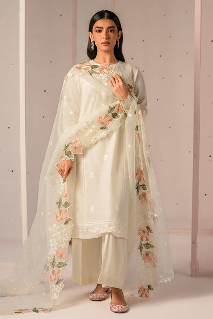 Cross Stitch | Mahiri Embroidered Collection 24 | MINTY MIST - House Of Anaya