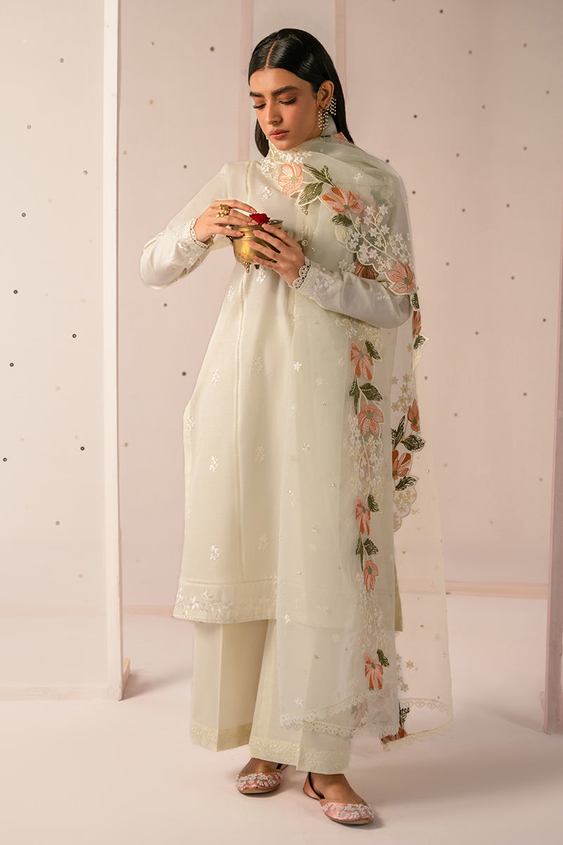 Cross Stitch | Mahiri Embroidered Collection 24 | MINTY MIST - House Of Anaya
