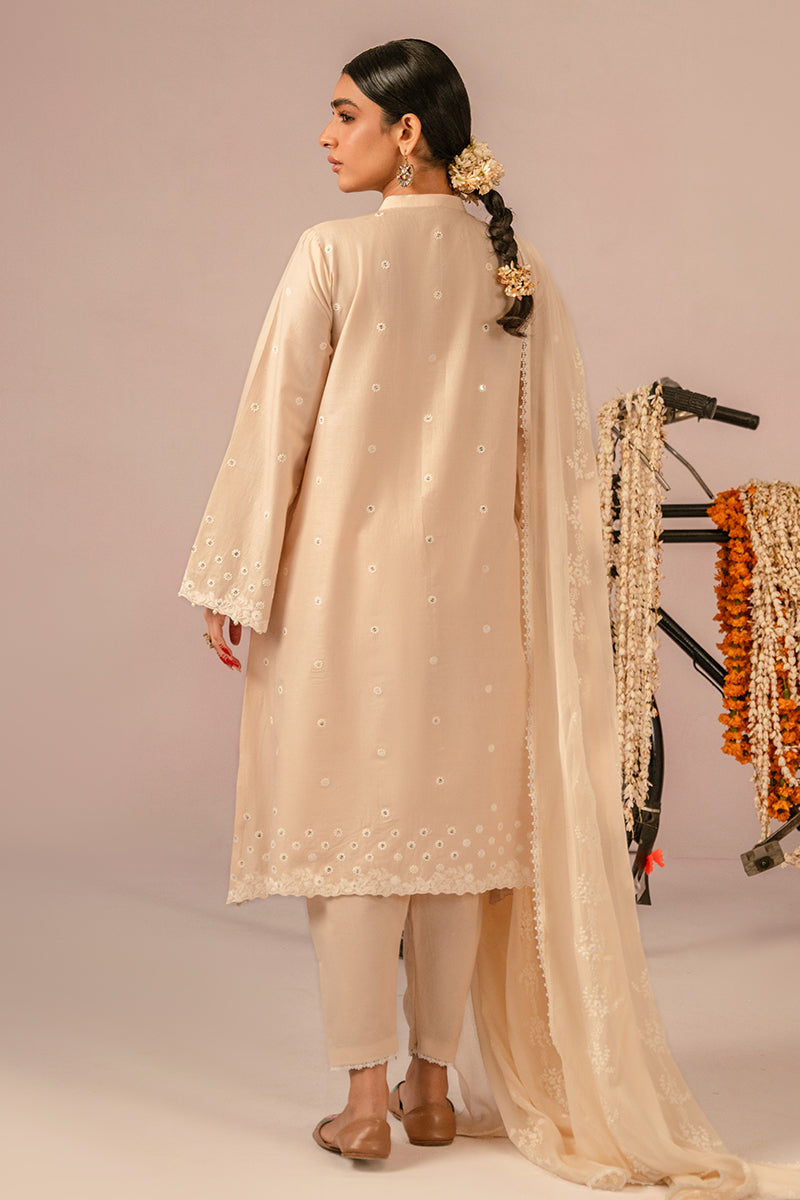 Cross Stitch | Mahiri Embroidered Collection 24 | BLUSH PINK - House Of Anaya