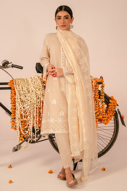 Cross Stitch | Mahiri Embroidered Collection 24 | BLUSH PINK - House Of Anaya