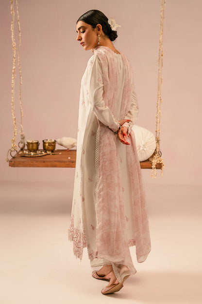 Cross Stitch | Mahiri Embroidered Collection 24 | Ivory Cream - House Of Anaya