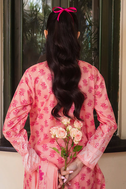 Cross Stitch | Printed Lawn | CORAL DELUXE - House Of Anaya