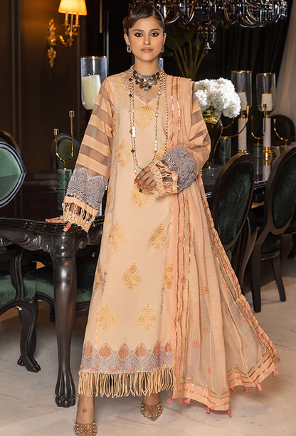 Humdum | Charlotte Chikankari Lawn | D10 - House Of Anaya