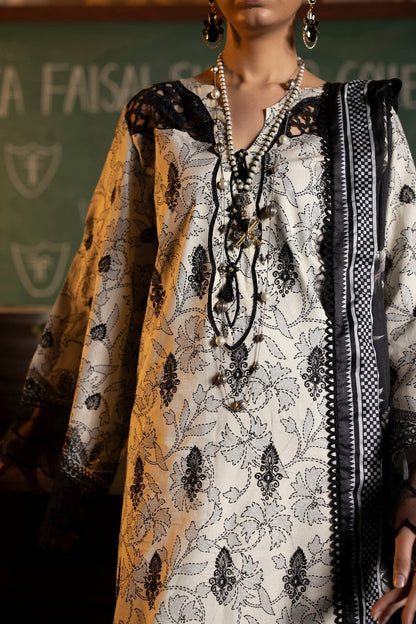 Ittehad | Embroidered Lawn | I-13 - House Of Anaya