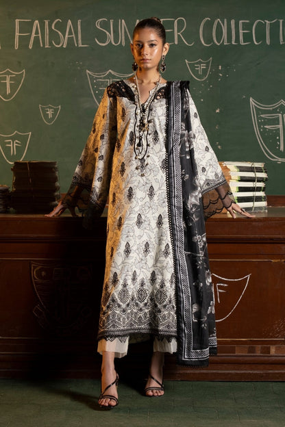 Ittehad | Embroidered Lawn | I-13 - House Of Anaya