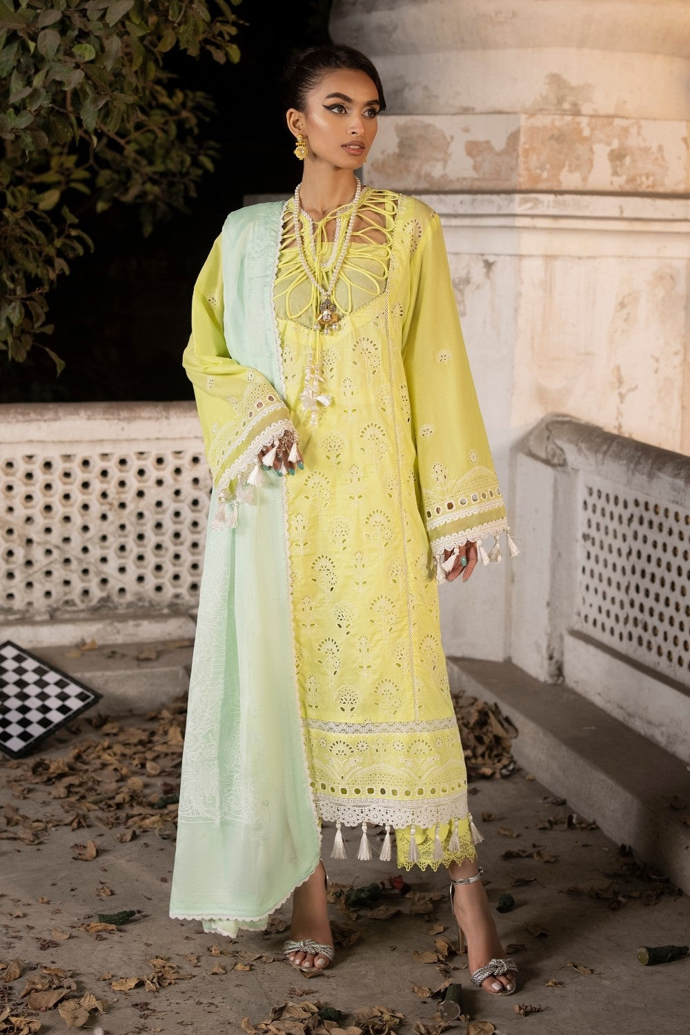 Ittehad | Embroidered Lawn | I-17 - House Of Anaya