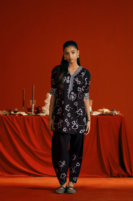 Saira Rizwan | Joolie Co ords | JOOLIE BLACK - JBP25-06