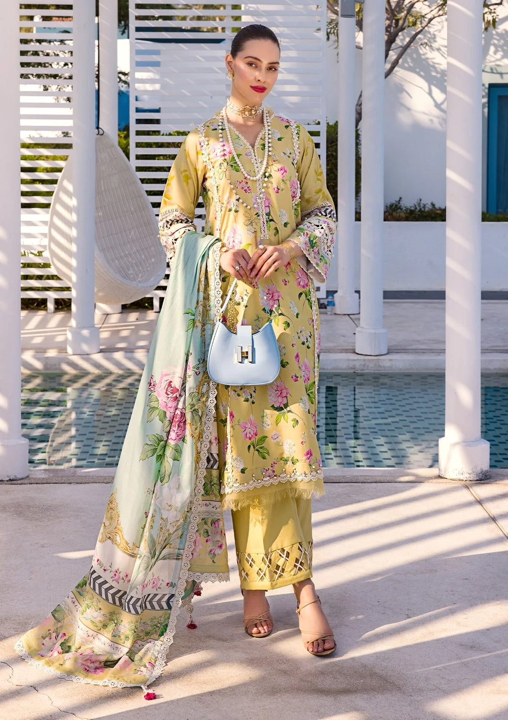 Elaf Premium | Prints Collection 2024 | EOP-02B HUAHIN CHIC - House Of Anaya
