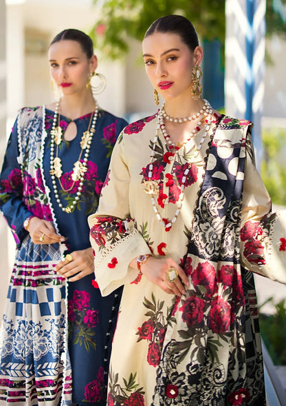 Elaf Premium | Prints Collection 2024 | EOP-03A SWAN - House Of Anaya