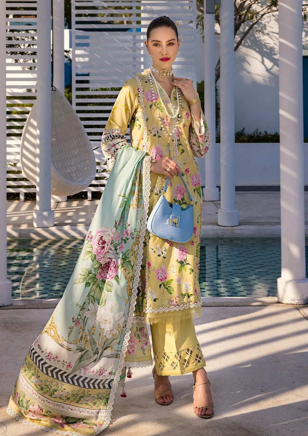 Elaf Premium | Prints Collection 2024 | EOP-02B HUAHIN CHIC - House Of Anaya