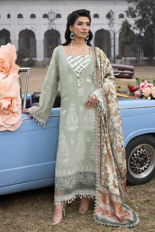 Ittehad | Embroidered Lawn | I-16 - House Of Anaya