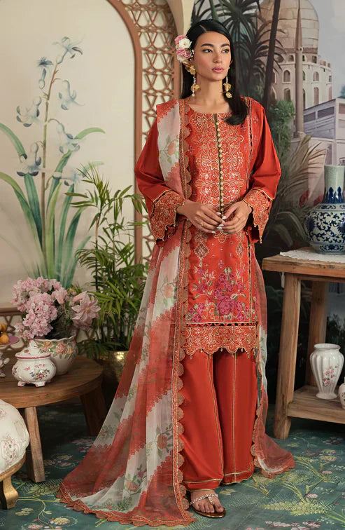 Emaan Adeel | Ayra Luxury Lawn 24 | - House Of Anaya