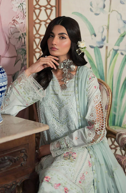 Emaan Adeel | Ayra Luxury Lawn 24 | AR-07 - House Of Anaya