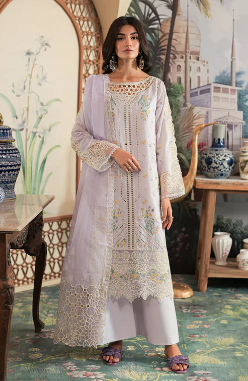Emaan Adeel | Ayra Luxury Lawn 24 | AR-10 - House Of Anaya