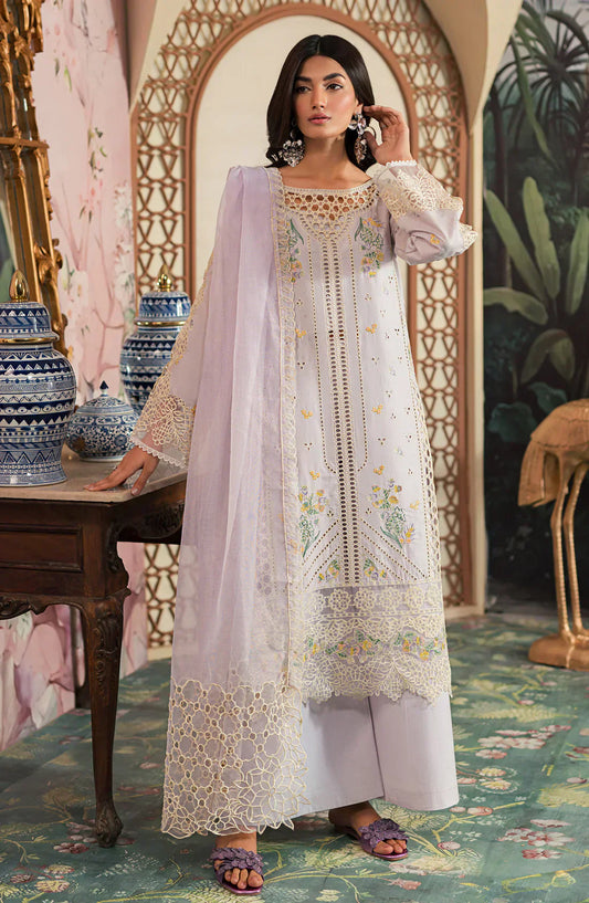 Emaan Adeel | Ayra Luxury Lawn 24 | AR-10 - House Of Anaya