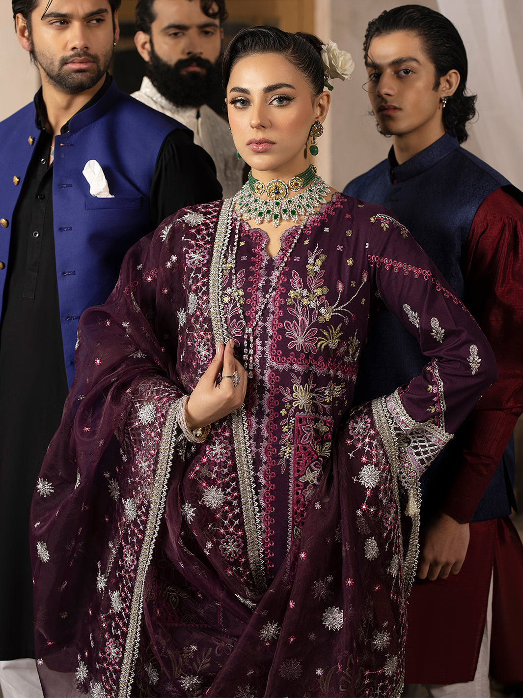 Mahnur | Mahrukh Luxury Lawn 24 | ESME - House Of Anaya