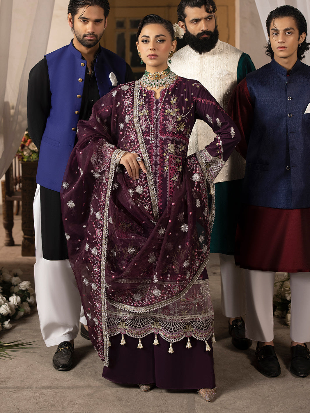 Mahnur | Mahrukh Luxury Lawn 24 | ESME - House Of Anaya
