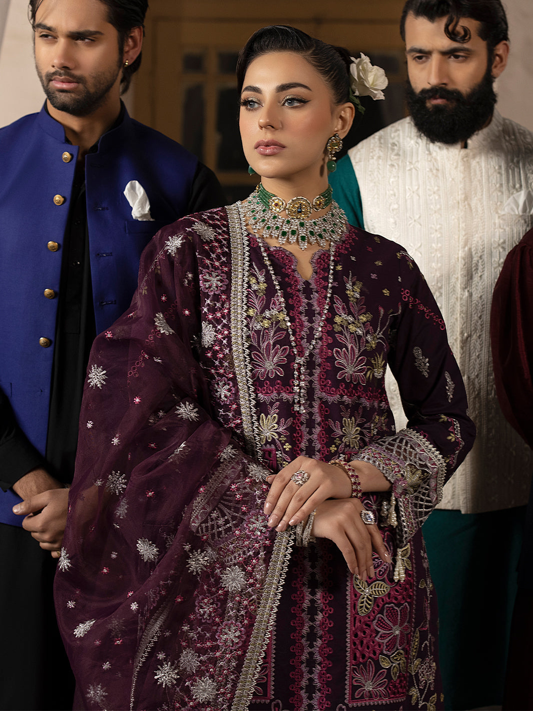 Mahnur | Mahrukh Luxury Lawn 24 | ESME - House Of Anaya