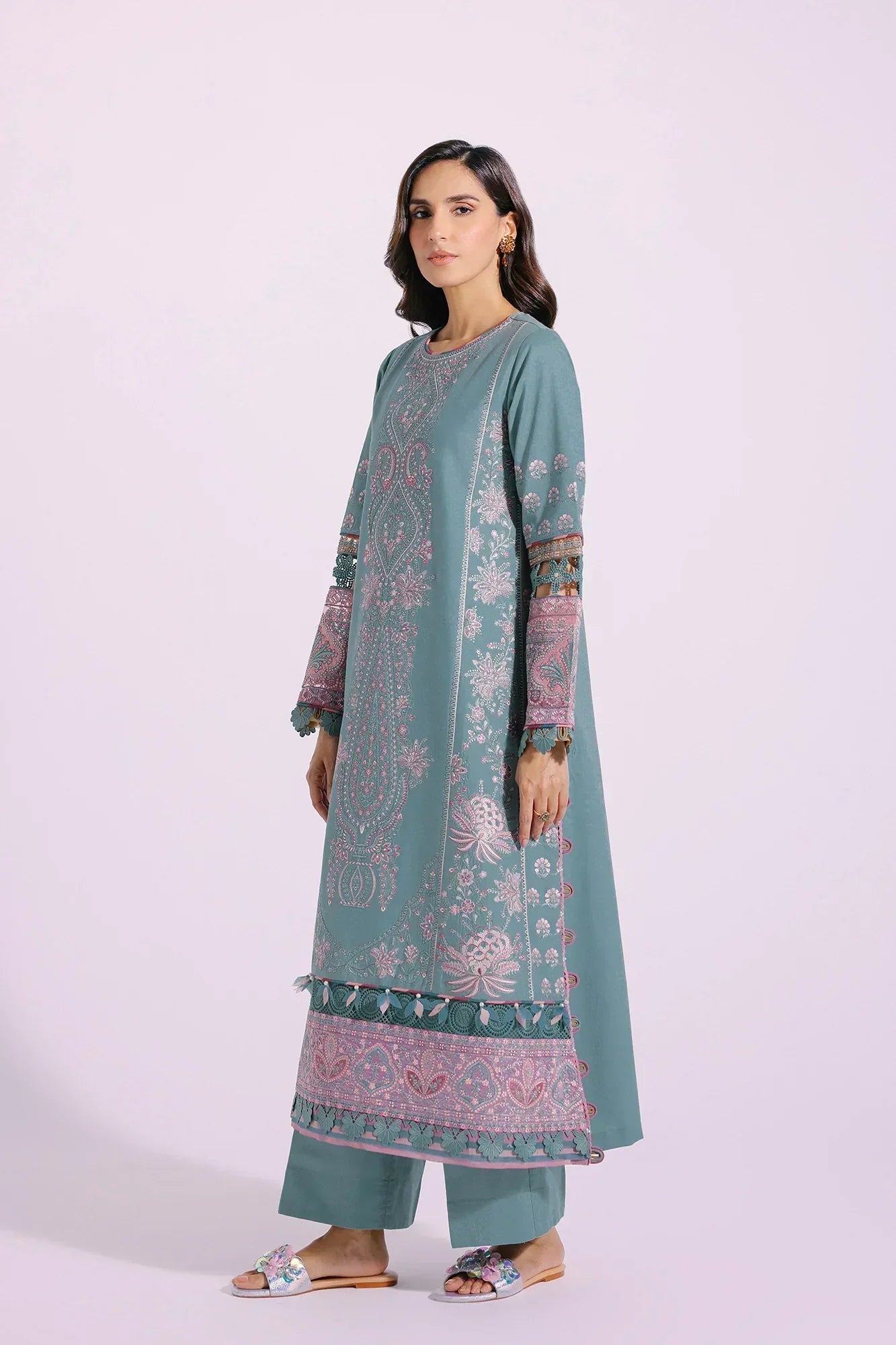 Ethnic | Rozana Collection SS 24 | E0406/203/718 - House Of Anaya