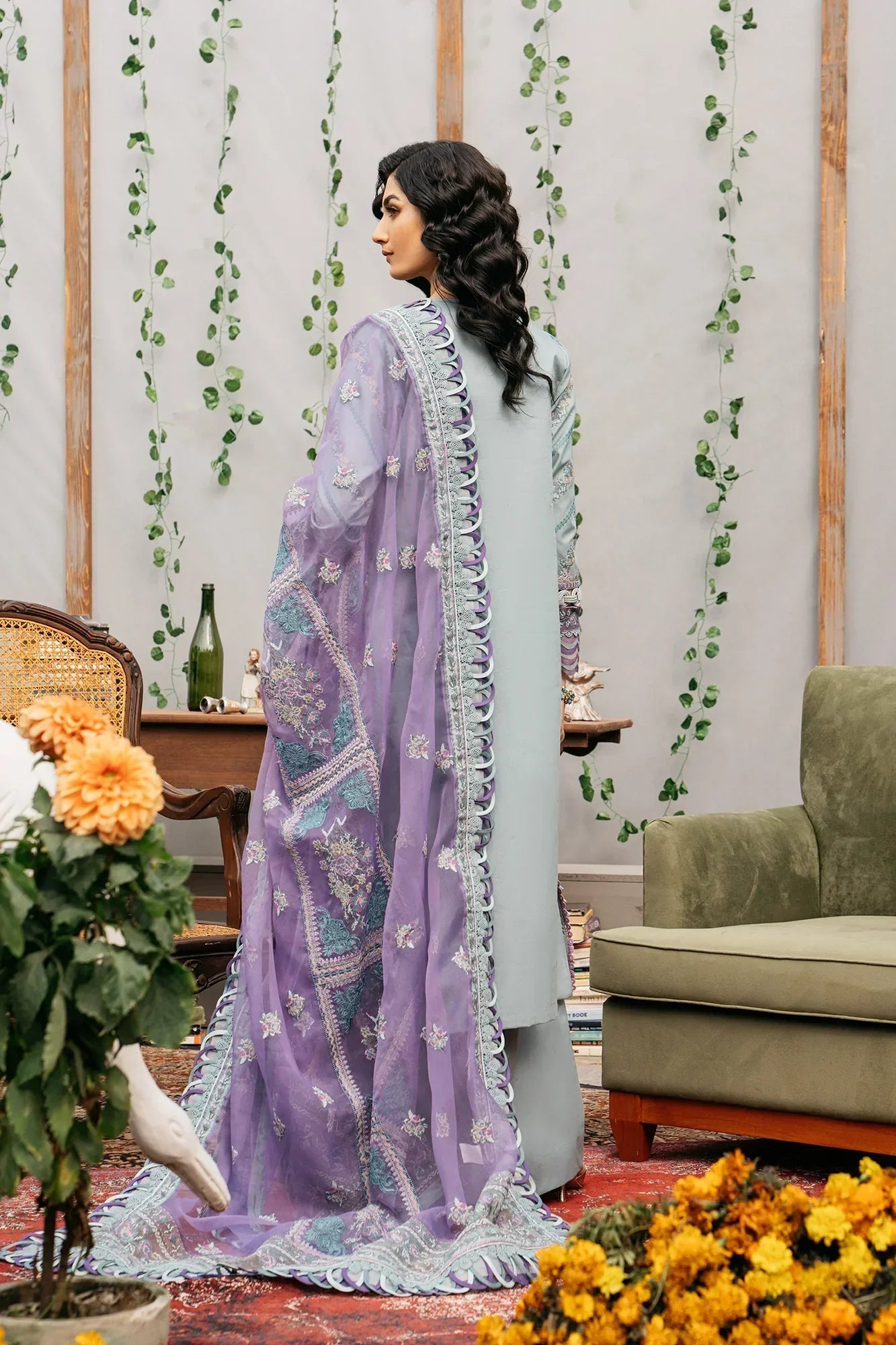 Ethnic | Rozana Collection SS 24 | E0415/203/716 - House Of Anaya
