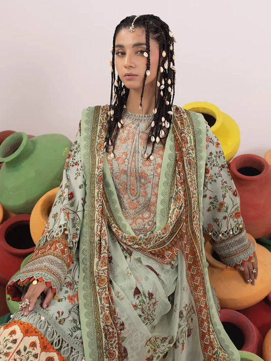 Ittehad | Faiza Faisal Rangeeli Lawn 24 | Chambeli - House Of Anaya