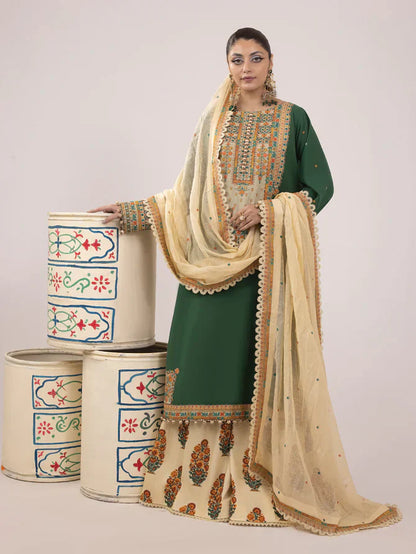 Ittehad | Faiza Faisal Rangeeli Lawn 24 | Zebo - House Of Anaya
