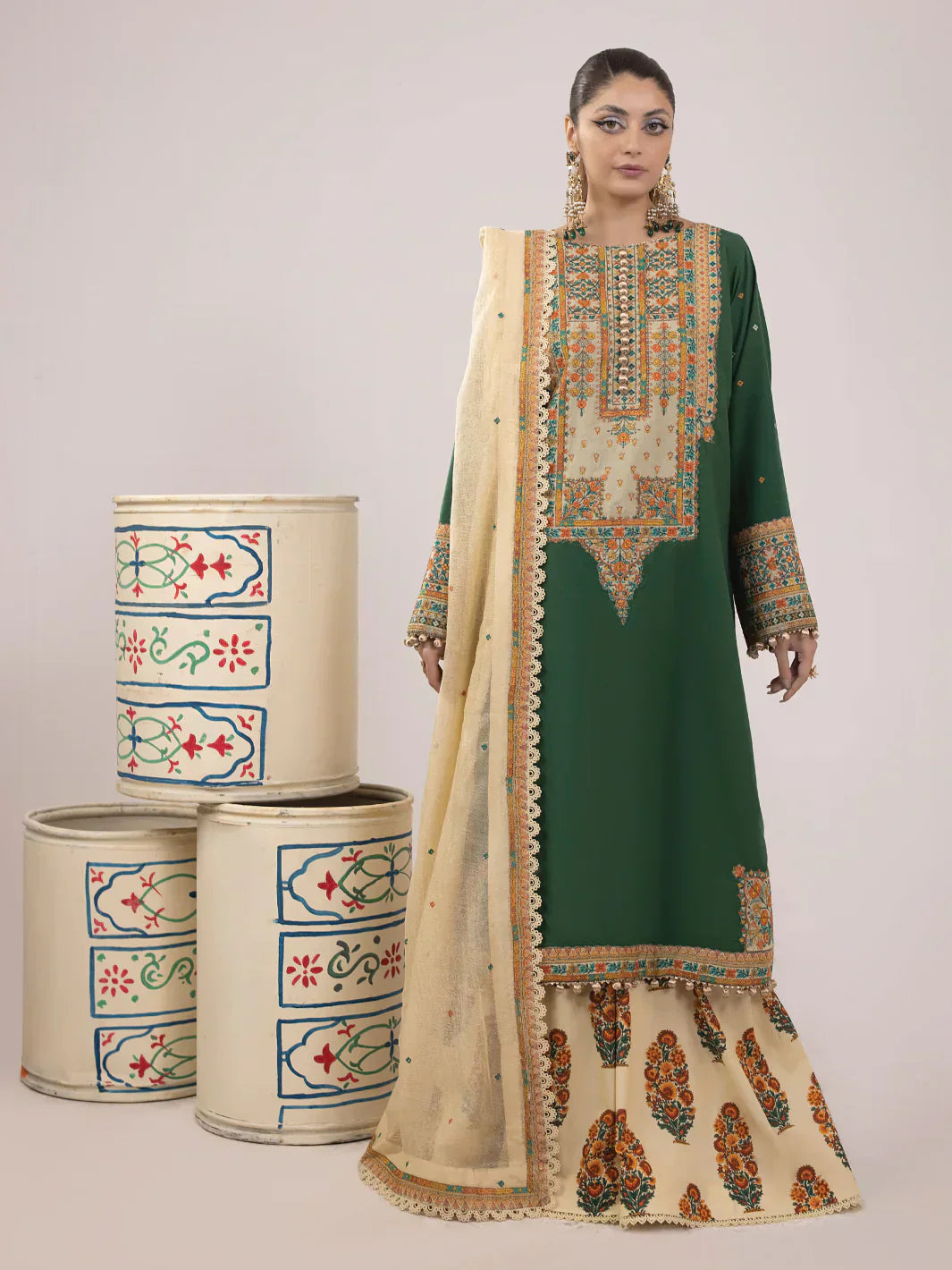 Ittehad | Faiza Faisal Rangeeli Lawn 24 | Zebo - House Of Anaya