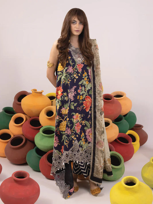 Ittehad | Faiza Faisal Rangeeli Lawn 24 | Champa - House Of Anaya