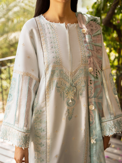 Izel | Dastak Luxury Lawn | FALAK - House Of Anaya