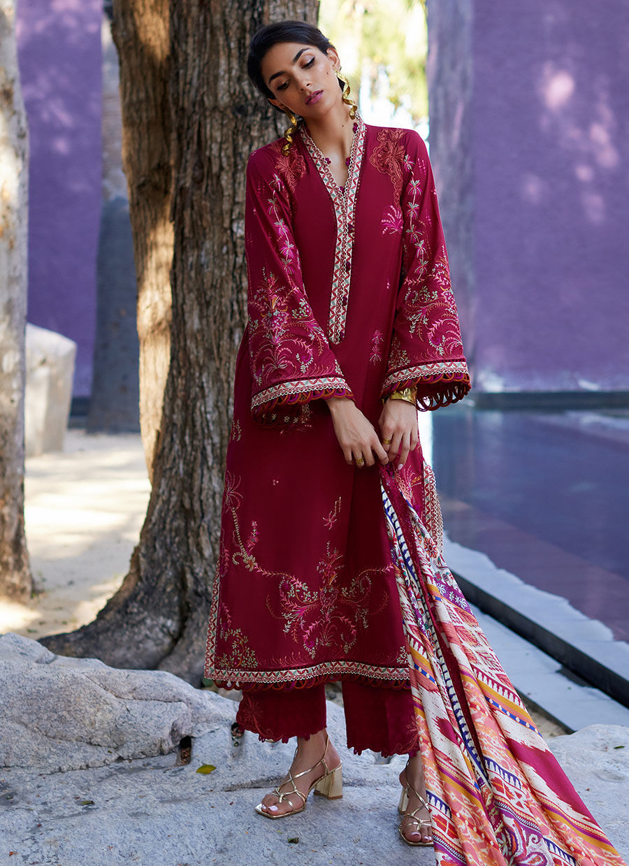 Farah Talib Aziz | Suay Lawn 24 | ENZO RED - House Of Anaya