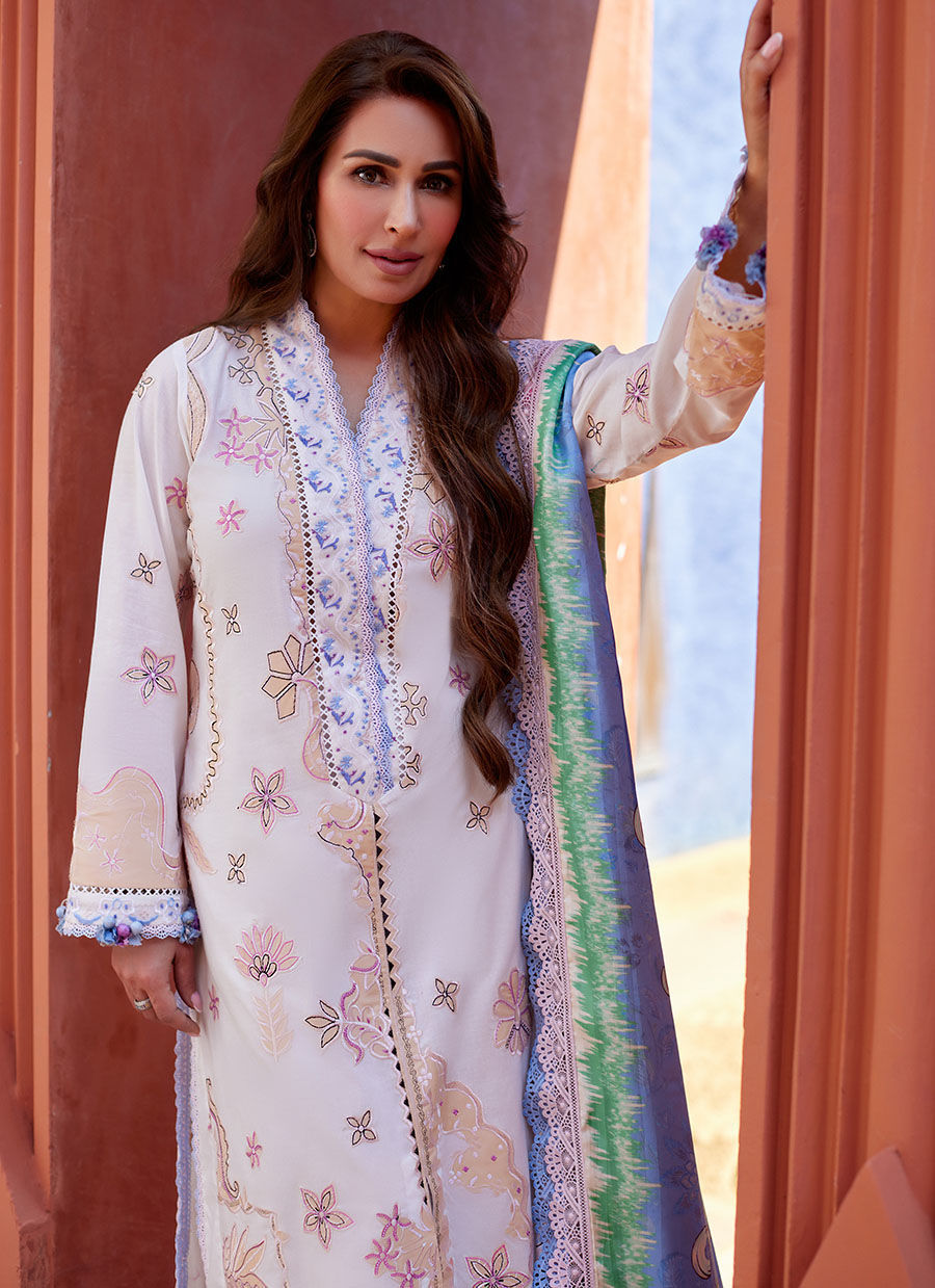 Farah Talib Aziz | Suay Lawn 24 | MIWA IVORY - House Of Anaya