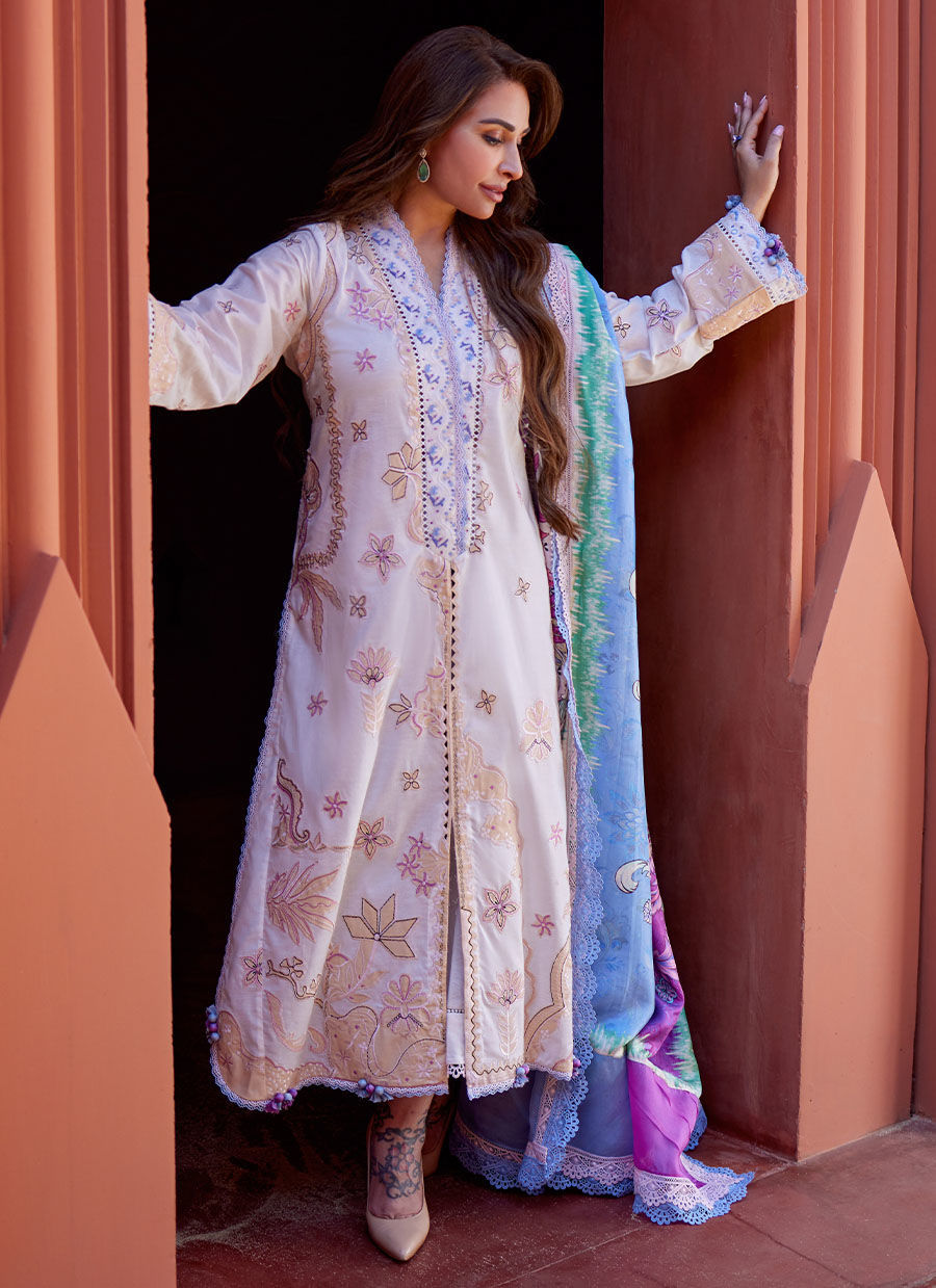 Farah Talib Aziz | Suay Lawn 24 | MIWA IVORY - House Of Anaya