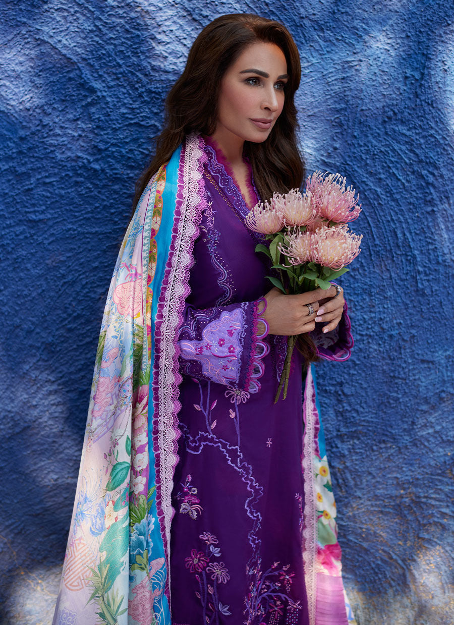 Farah Talib Aziz | Suay Lawn 24 | YURI PURPLE - House Of Anaya