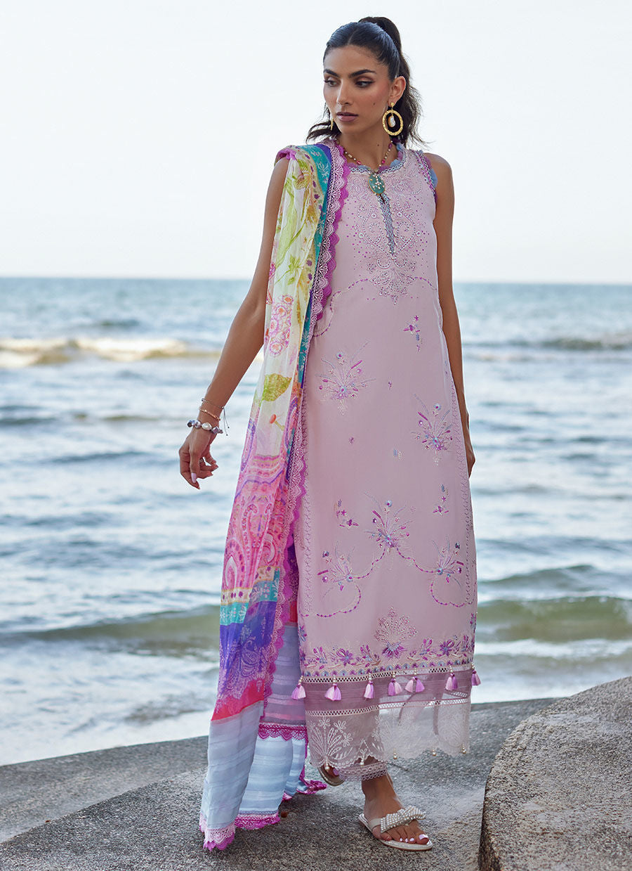 Farah Talib Aziz | Suay Lawn 24 | IZUMI PINK - House Of Anaya
