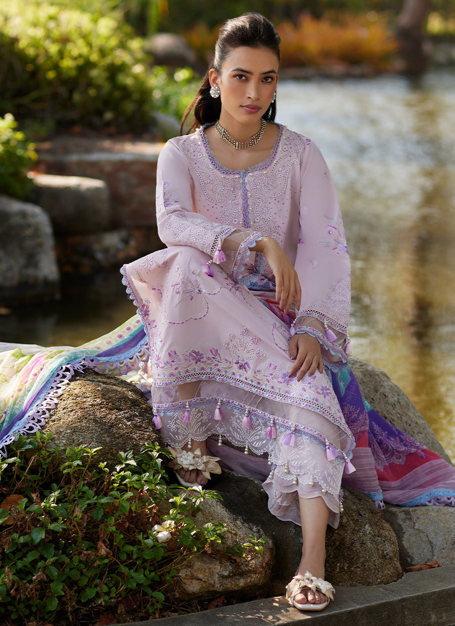 Farah Talib Aziz | Suay Lawn 24 | IZUMI PINK - House Of Anaya