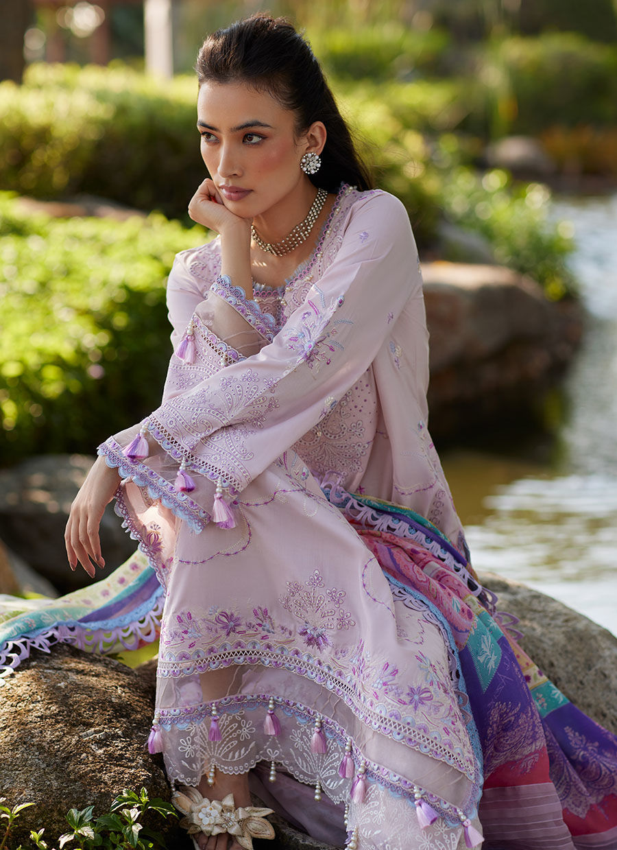 Farah Talib Aziz | Suay Lawn 24 | IZUMI PINK - House Of Anaya