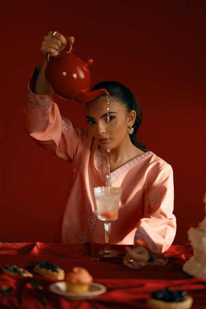 Saira Rizwan | Joolie Co ords | JOOLIE PEACH - JBP25-05