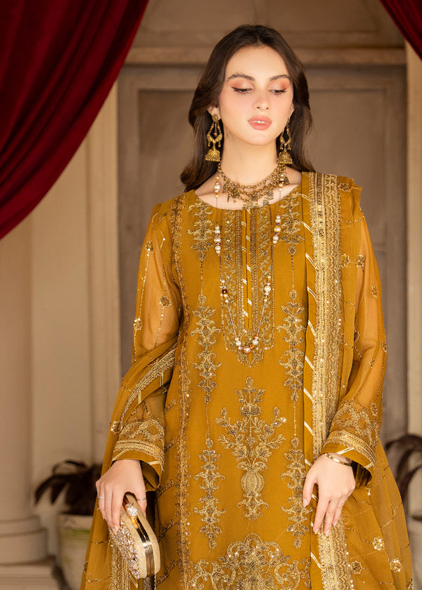 Strawberry | Rimjhim Chiffon Collection | FLS-RJ-009 - House Of Anaya