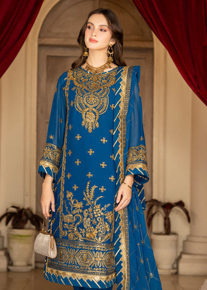 Strawberry | Rimjhim Chiffon Collection | FLS-RJ-010 - House Of Anaya