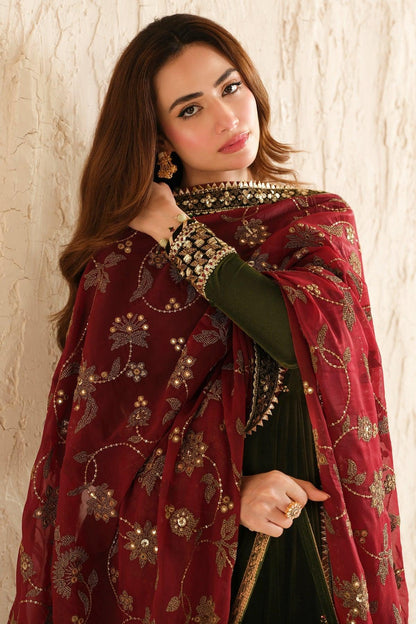 JAZMIN__Embroidered Velvet Formal VF-2036 - House Of Anaya