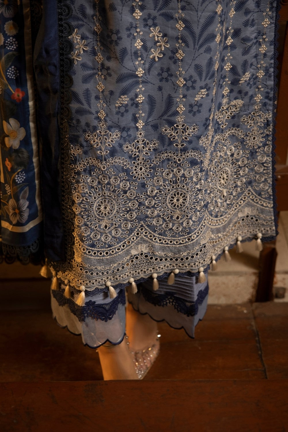 Ittehad | Embroidered Lawn | I-15 - House Of Anaya
