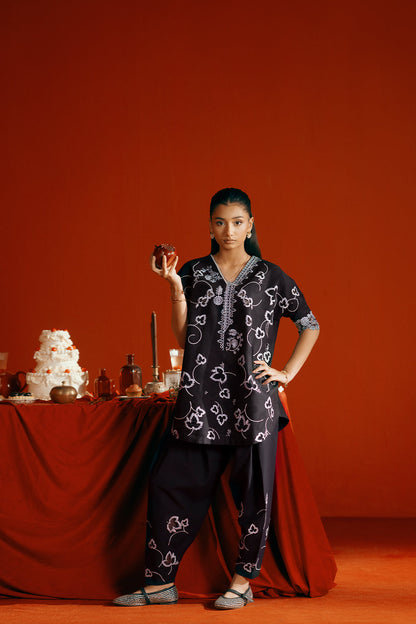 Saira Rizwan | Joolie Co ords | JOOLIE BLACK - JBP25-06